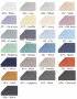 Bath rug "Christian Fischbacher Elegante" - color chart