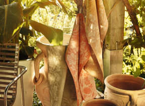 Pure linen kitchen towel "Leitner Leinen Pumpkin" in 7 colors