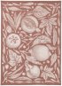 Half-linen kitchen towel "Leitner Leinen Melograno" - 35 rust red