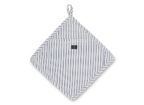 Lexington Icons Herringbone Striped Blue" potholder