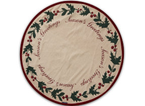 Lexington Weihnachtsbaumdecke "Seasons Greetings" Ø 110 cm