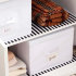 Aufbewahrungsbox "The Laundress Canvas Storage Box" in Weiß