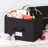 Aufbewahrungsbox "The Laundress Canvas Storage Box" in Schwarz