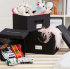 Aufbewahrungsbox "The Laundress Canvas Storage Box" in Schwarz