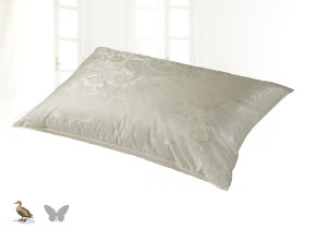 Pillow eiderdown/silk medium-firm "Earl"