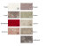 Leitner Leinen Foresta" table linen, color chart