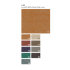 Leitner Leinen Uni 437" terry towelling, color chart