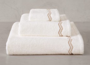 Terry Towels "Lahira White Gold"