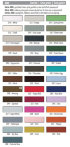 Ribbon bathrobe - color card