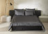 Sola Charcoal Vanilla" satin bed linen 