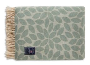 Wollplaid "Leaves"