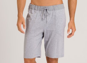 Pyjamahose kurz "N & D Silver Melange", XL