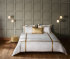 Sorbe Off-White Caramel" satin bed linen 