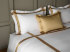 Sorbe Off-White Caramel" satin bed linen - Zoom