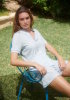 Damenpyjama "Hanro Natural Comfort Cool Blue"