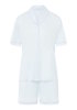 Damenpyjama "Hanro Natural Comfort Cool Blue"