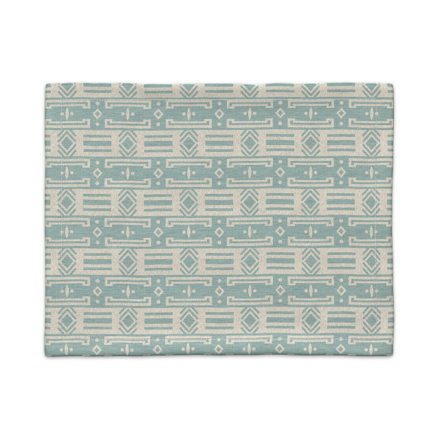 Pure linen placemat "Leitner Leinen Sierra" - 49 Arctic Blue